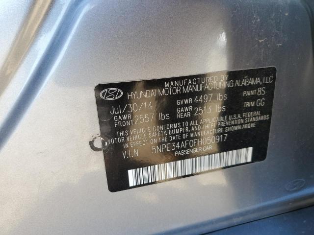 Photo 11 VIN: 5NPE34AF0FH050917 - HYUNDAI SONATA 