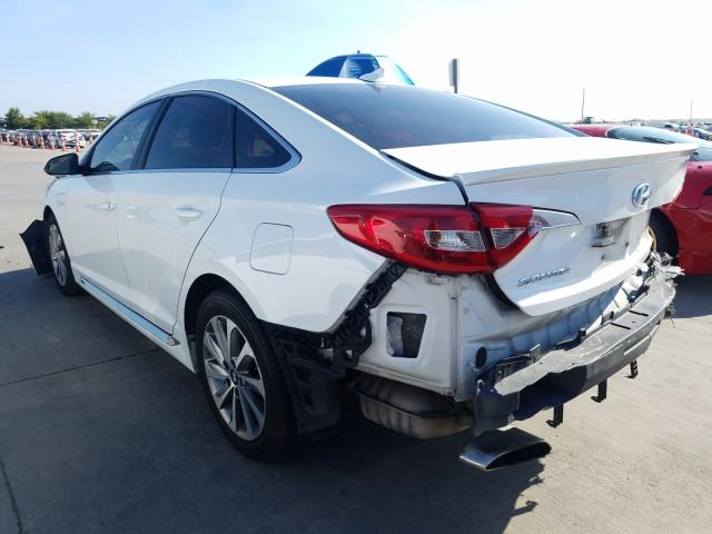 Photo 2 VIN: 5NPE34AF0FH051100 - HYUNDAI SONATA SPO 