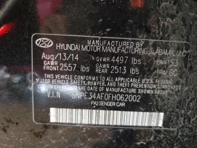 Photo 9 VIN: 5NPE34AF0FH062002 - HYUNDAI SONATA 