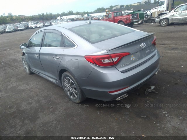 Photo 2 VIN: 5NPE34AF0FH077891 - HYUNDAI SONATA 