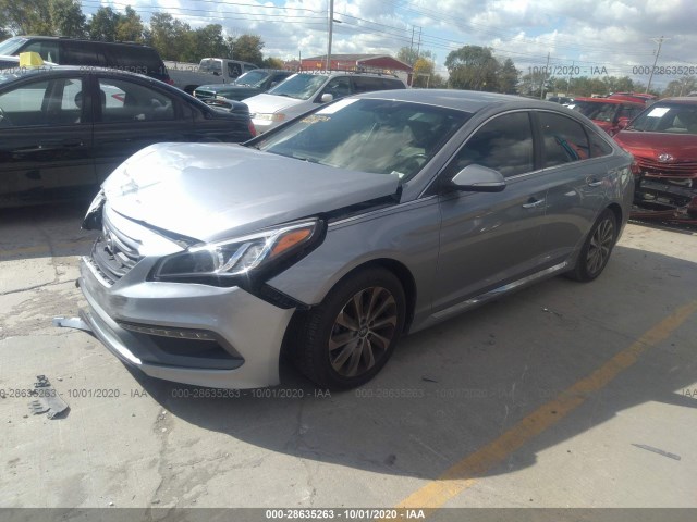 Photo 1 VIN: 5NPE34AF0FH092827 - HYUNDAI SONATA 