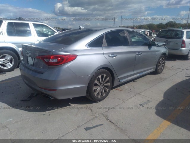 Photo 3 VIN: 5NPE34AF0FH092827 - HYUNDAI SONATA 