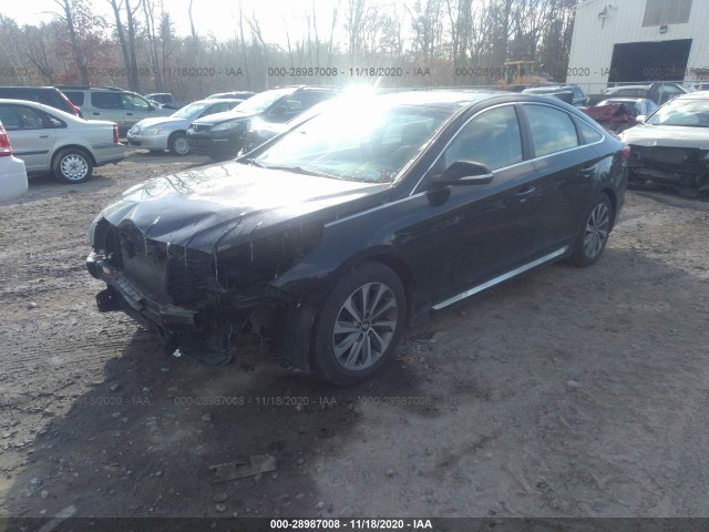 Photo 1 VIN: 5NPE34AF0FH106032 - HYUNDAI SONATA 