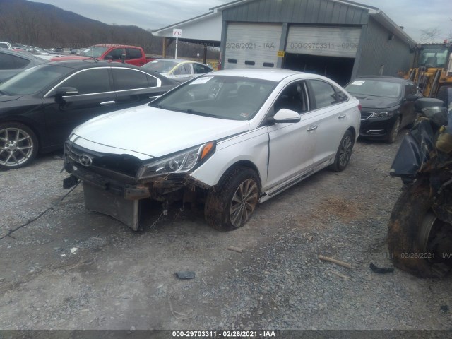 Photo 1 VIN: 5NPE34AF0FH107178 - HYUNDAI SONATA 