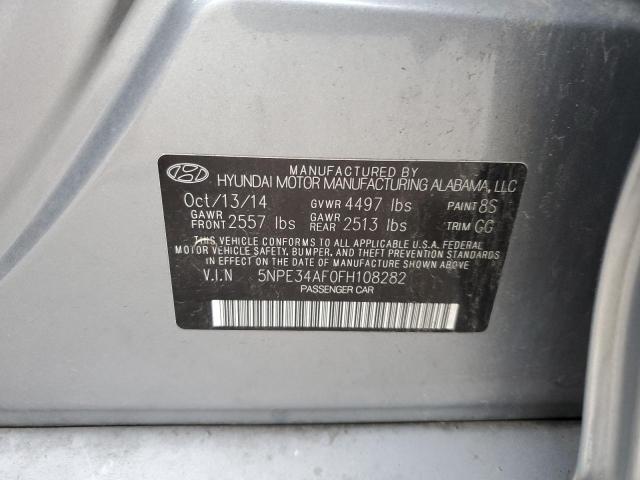 Photo 9 VIN: 5NPE34AF0FH108282 - HYUNDAI SONATA SPO 