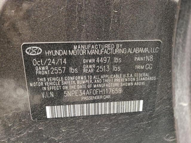 Photo 11 VIN: 5NPE34AF0FH117659 - HYUNDAI SONATA SPO 