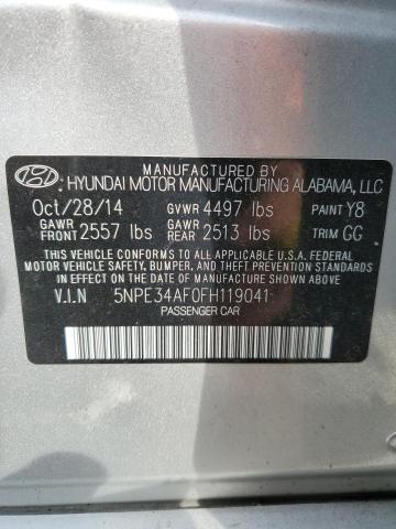 Photo 11 VIN: 5NPE34AF0FH119041 - HYUNDAI SONATA SPO 