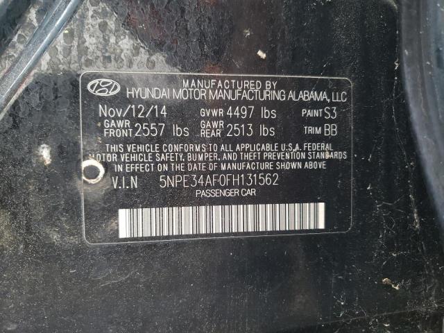 Photo 9 VIN: 5NPE34AF0FH131562 - HYUNDAI SONATA SPO 