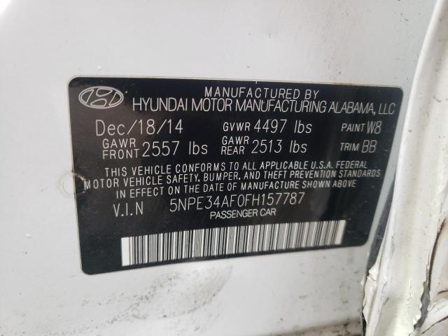 Photo 11 VIN: 5NPE34AF0FH157787 - HYUNDAI SONATA 