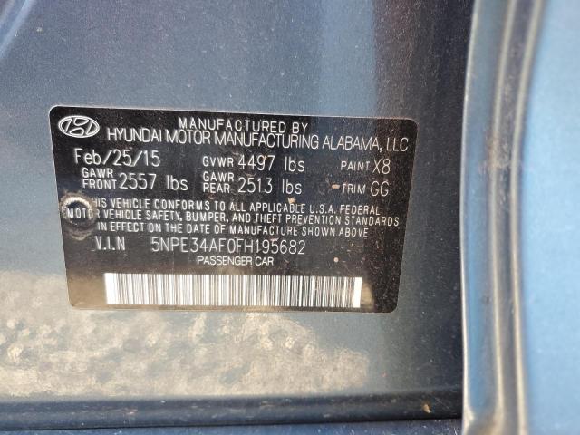 Photo 11 VIN: 5NPE34AF0FH195682 - HYUNDAI SONATA SPO 