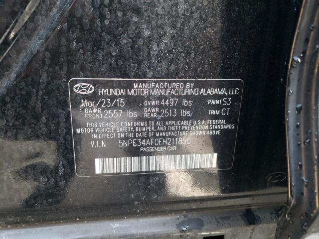 Photo 9 VIN: 5NPE34AF0FH211850 - HYUNDAI SONATA SPO 