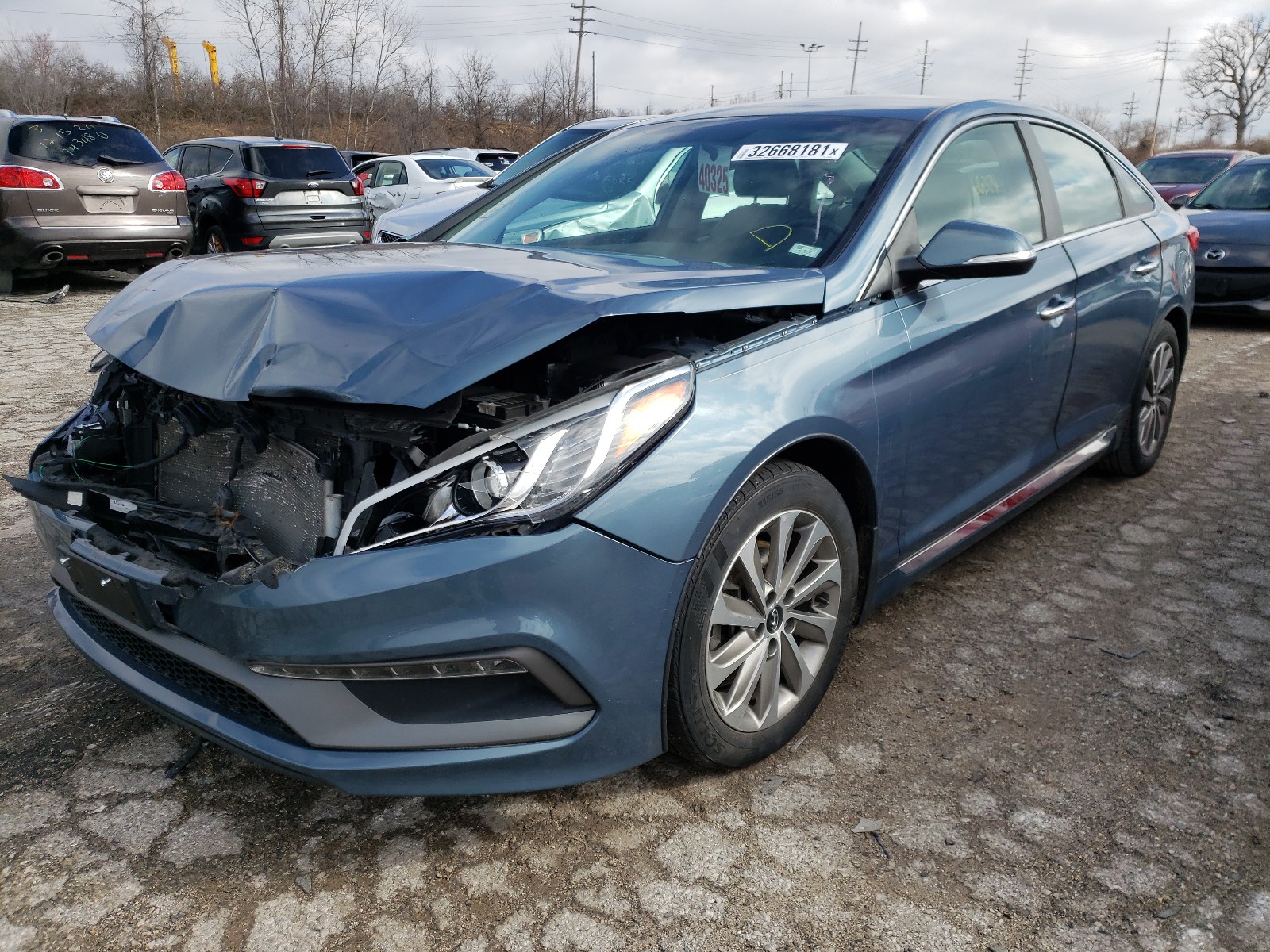 Photo 1 VIN: 5NPE34AF0FH212092 - HYUNDAI SONATA SPO 