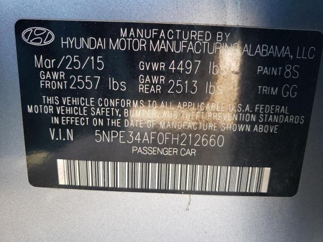 Photo 11 VIN: 5NPE34AF0FH212660 - HYUNDAI SONATA 