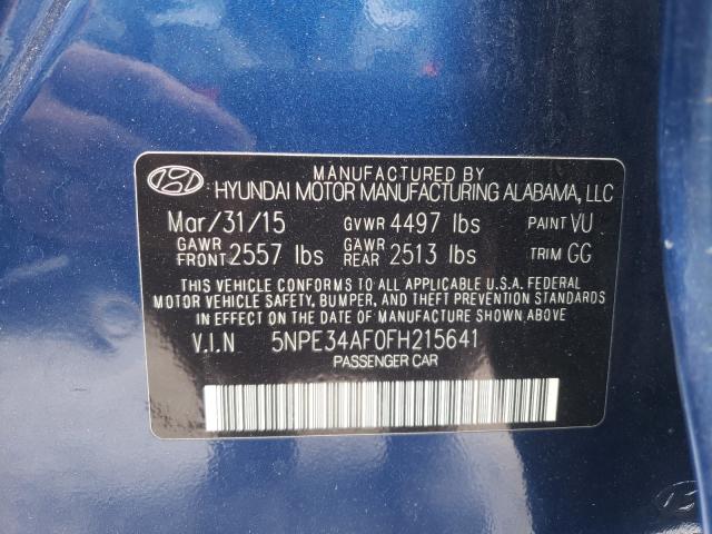 Photo 9 VIN: 5NPE34AF0FH215641 - HYUNDAI SONATA SPO 