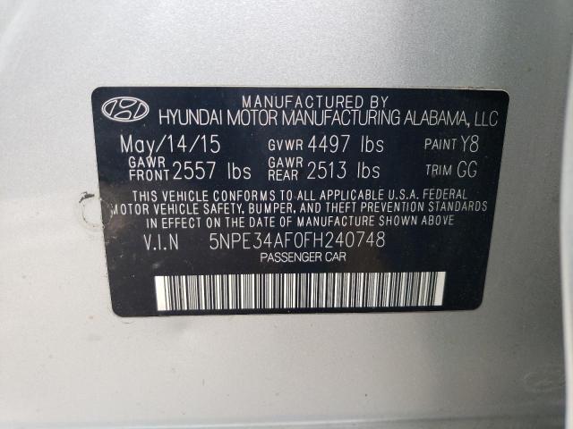 Photo 11 VIN: 5NPE34AF0FH240748 - HYUNDAI SONATA 