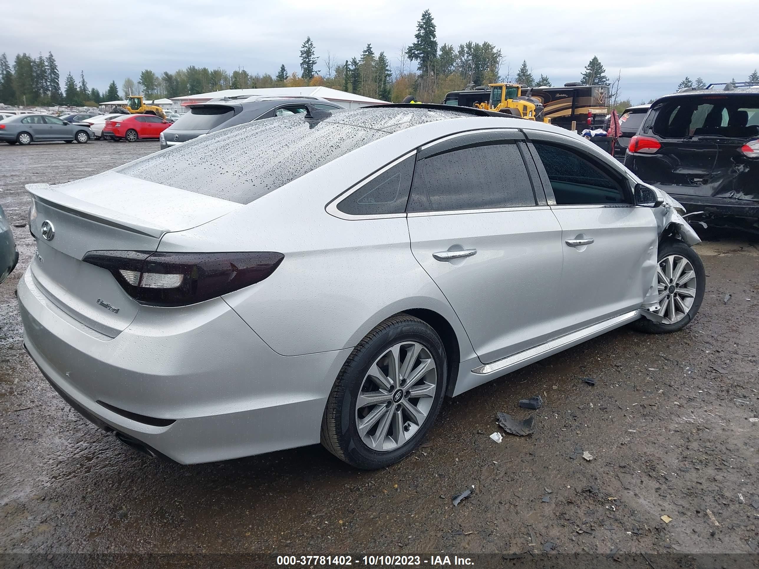 Photo 3 VIN: 5NPE34AF0GH262573 - HYUNDAI SONATA 