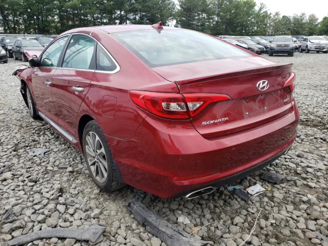 Photo 2 VIN: 5NPE34AF0GH269488 - HYUNDAI SONATA SPO 