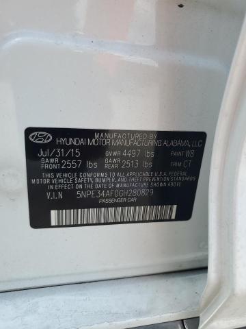 Photo 11 VIN: 5NPE34AF0GH280829 - HYUNDAI SONATA SPO 