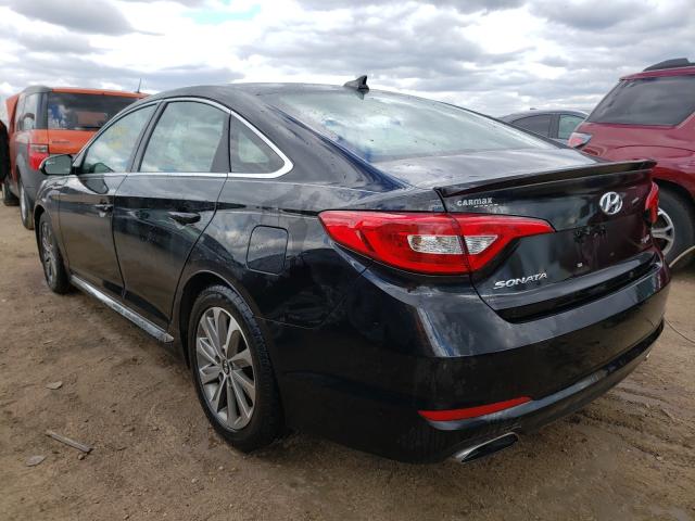 Photo 2 VIN: 5NPE34AF0GH291345 - HYUNDAI SONATA SPO 