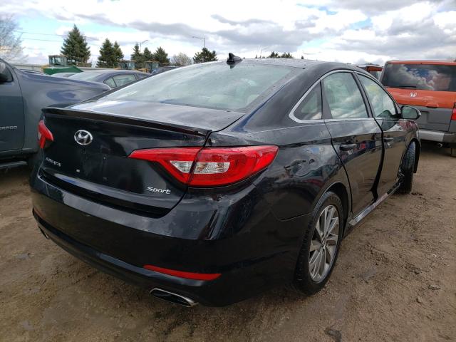 Photo 3 VIN: 5NPE34AF0GH291345 - HYUNDAI SONATA SPO 