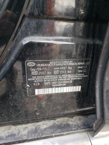 Photo 12 VIN: 5NPE34AF0GH300478 - HYUNDAI SONATA SPO 