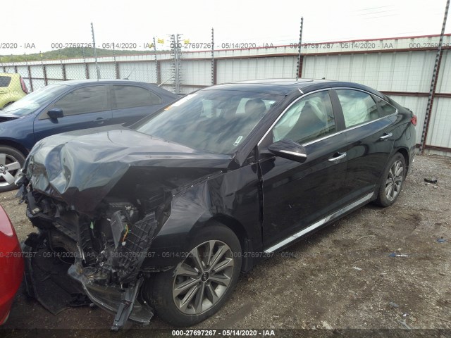 Photo 1 VIN: 5NPE34AF0GH313392 - HYUNDAI SONATA 