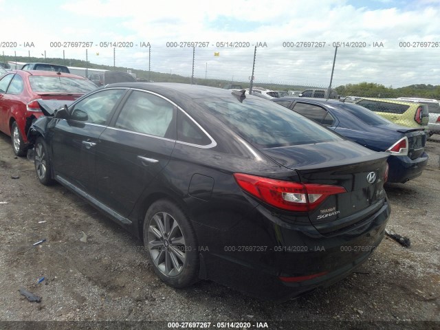 Photo 2 VIN: 5NPE34AF0GH313392 - HYUNDAI SONATA 