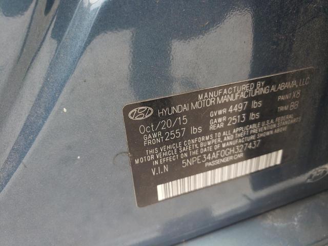 Photo 11 VIN: 5NPE34AF0GH327437 - HYUNDAI SONATA SPO 