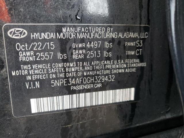 Photo 11 VIN: 5NPE34AF0GH329432 - HYUNDAI SONATA SPO 