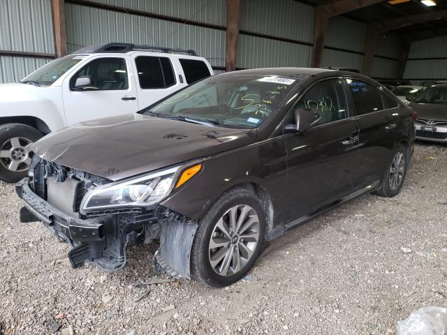 Photo 1 VIN: 5NPE34AF0GH336235 - HYUNDAI SONATA SPO 