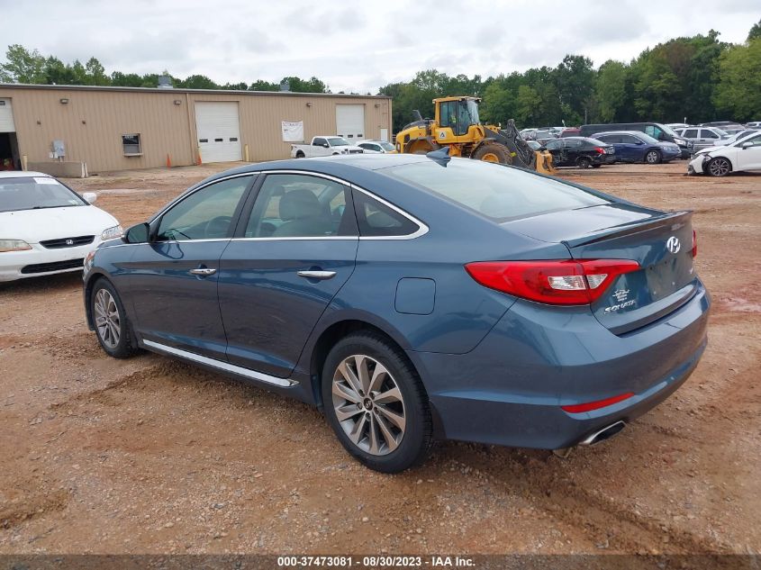 Photo 2 VIN: 5NPE34AF0GH345419 - HYUNDAI SONATA 