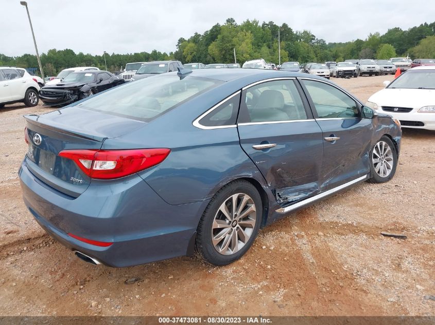 Photo 3 VIN: 5NPE34AF0GH345419 - HYUNDAI SONATA 