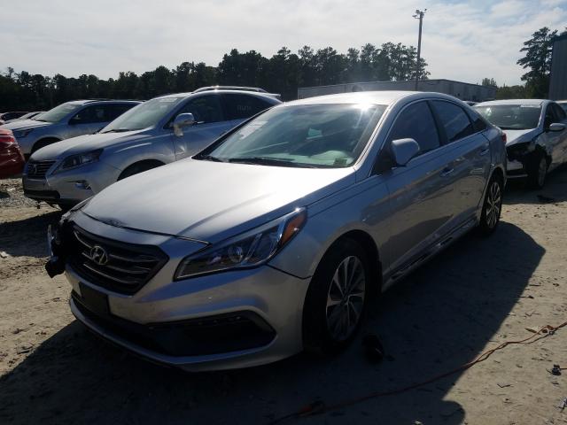 Photo 1 VIN: 5NPE34AF0GH348868 - HYUNDAI SONATA SPO 