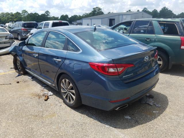 Photo 2 VIN: 5NPE34AF0GH357635 - HYUNDAI SONATA SPO 