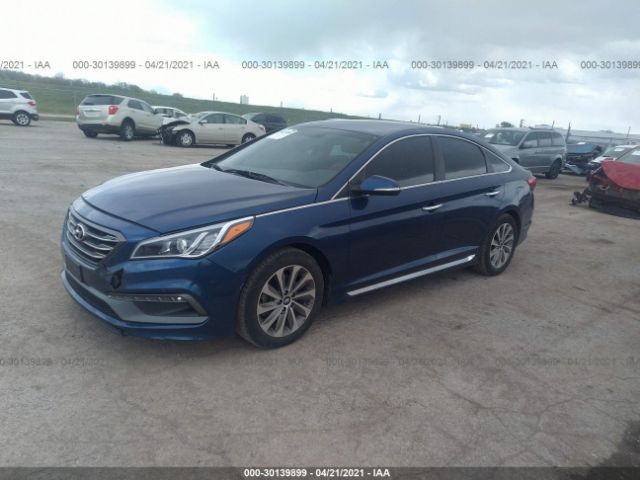 Photo 1 VIN: 5NPE34AF0GH361345 - HYUNDAI SONATA 