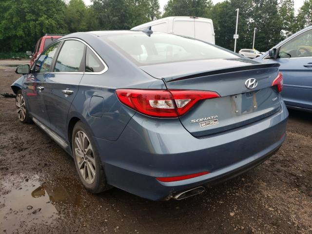 Photo 2 VIN: 5NPE34AF0GH376606 - HYUNDAI SONATA SPO 