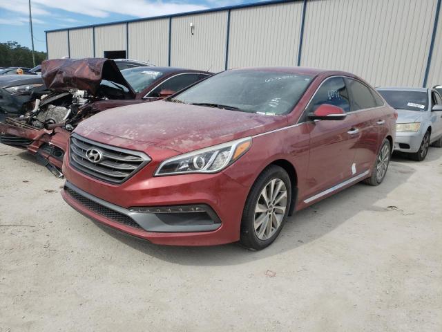 Photo 1 VIN: 5NPE34AF0GH390523 - HYUNDAI SONATA SPO 