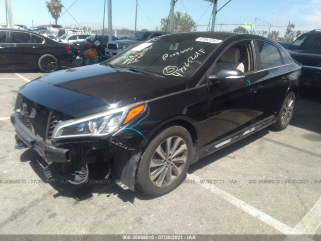 Photo 1 VIN: 5NPE34AF0GH403478 - HYUNDAI SONATA 