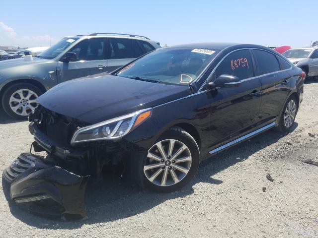 Photo 1 VIN: 5NPE34AF0GH405117 - HYUNDAI SONATA SPO 