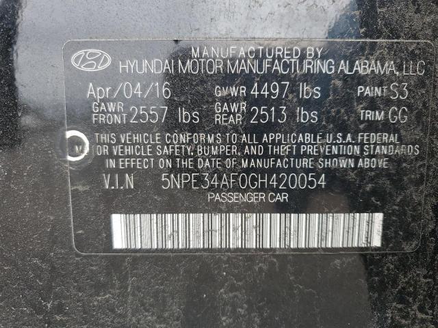 Photo 11 VIN: 5NPE34AF0GH420054 - HYUNDAI SONATA 