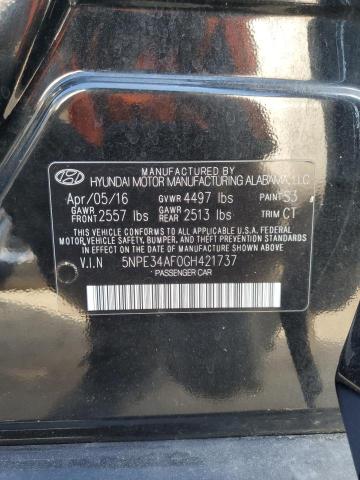 Photo 9 VIN: 5NPE34AF0GH421737 - HYUNDAI SONATA SPO 