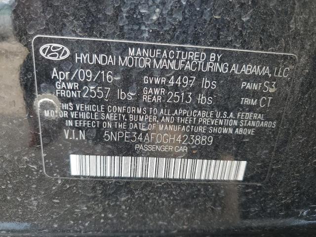 Photo 11 VIN: 5NPE34AF0GH423889 - HYUNDAI SONATA SPO 