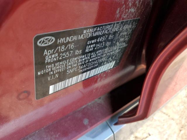 Photo 11 VIN: 5NPE34AF0GH428882 - HYUNDAI SONATA SPO 