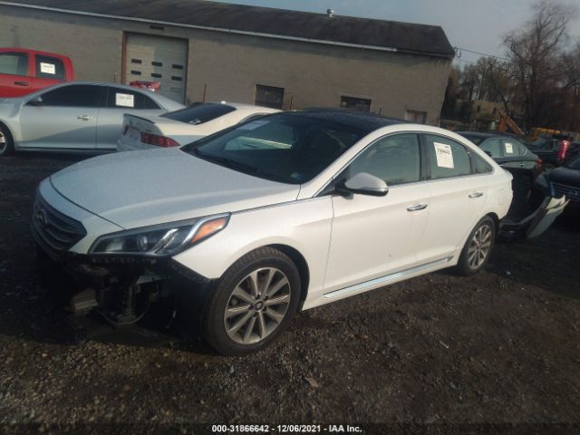 Photo 1 VIN: 5NPE34AF0GH432981 - HYUNDAI SONATA 