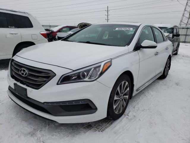 Photo 1 VIN: 5NPE34AF0HH441861 - HYUNDAI SONATA SPO 