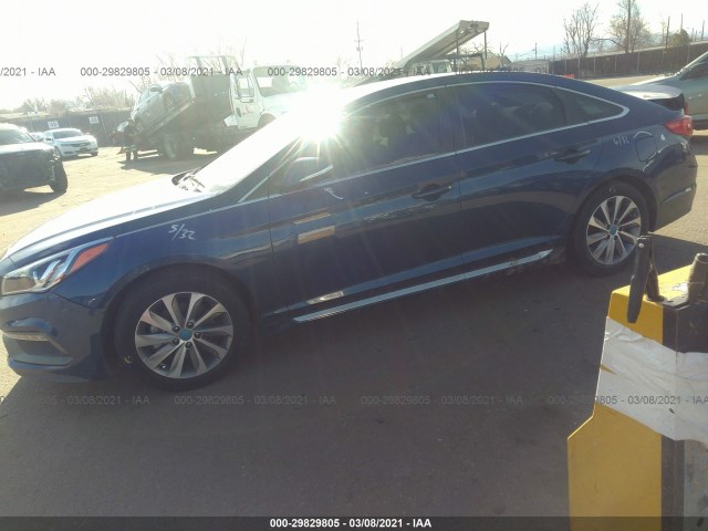 Photo 1 VIN: 5NPE34AF0HH477629 - HYUNDAI SONATA 