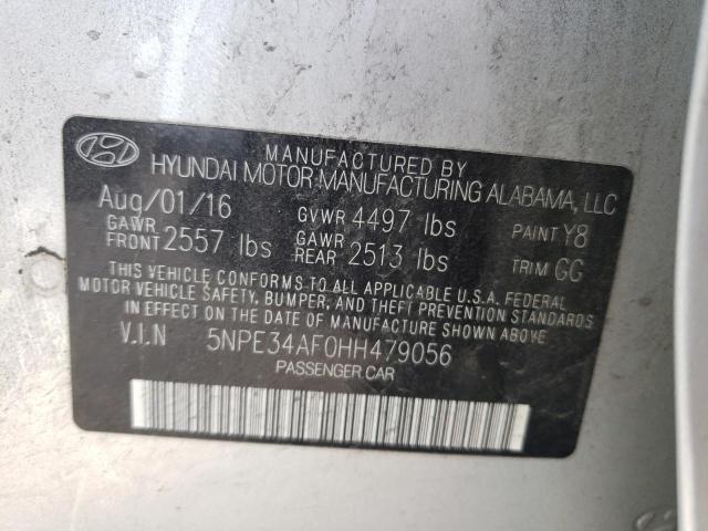 Photo 9 VIN: 5NPE34AF0HH479056 - HYUNDAI SONATA SPO 