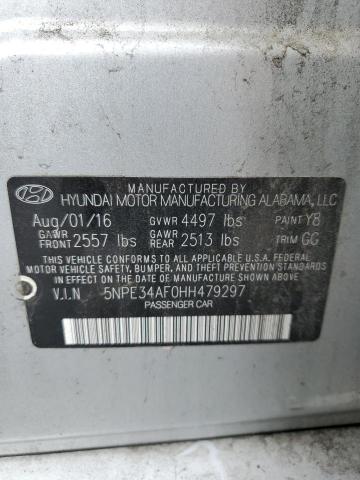 Photo 11 VIN: 5NPE34AF0HH479297 - HYUNDAI SONATA 