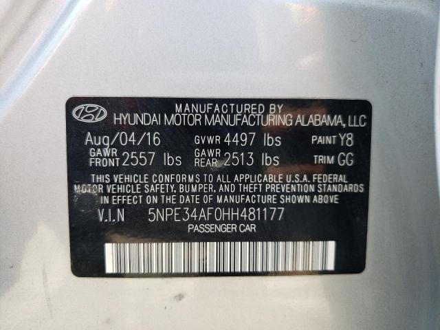 Photo 11 VIN: 5NPE34AF0HH481177 - HYUNDAI SONATA SPO 