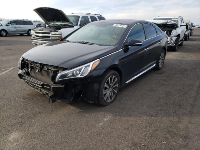 Photo 1 VIN: 5NPE34AF0HH482037 - HYUNDAI SONATA SPO 